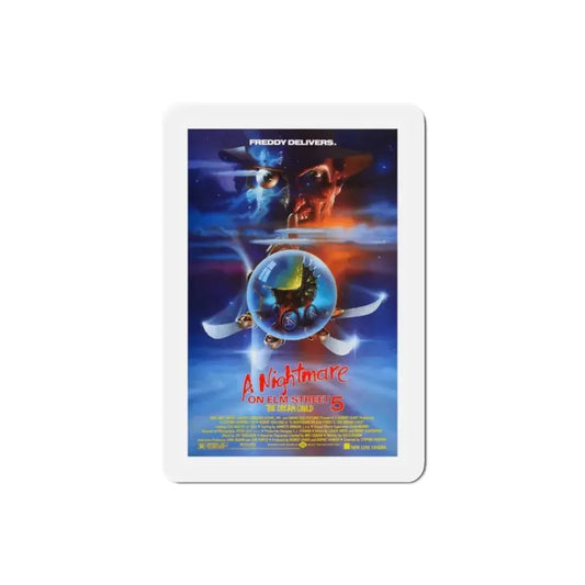 A Nightmare on Elm Street 5 The Dream Child 1989 Movie Poster Refrigerator Magnet 2 Inch - The Sticker Space