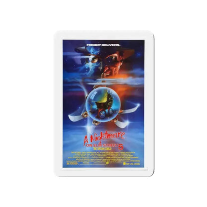 A NIGHTMARE ON ELM STREET 5 THE DREAM CHILD 1989 Movie Poster - Refrigerator Magnet 6 Inch - The Sticker Space
