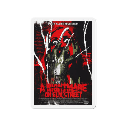 A NIGHTMARE ON ELM STREET (ALAMO) 1984 Movie Poster - Die-Cut Magnet-4" x 4"-The Sticker Space