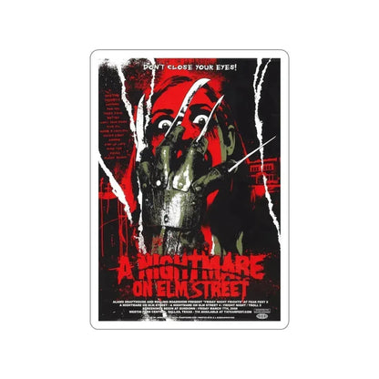 A NIGHTMARE ON ELM STREET (ALAMO) 1984 Movie Poster STICKER Vinyl Die-Cut Decal 5 Inch - The Sticker Space