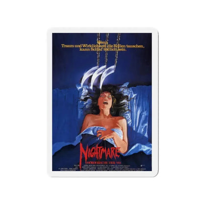 A NIGHTMARE ON ELM STREET (GERMAN) 1984 Movie Poster - Refrigerator Magnet 2 Inch - The Sticker Space