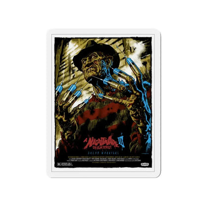 A NIGHTMARE ON ELM STREET III (ALAMO) 1987 Movie Poster - Refrigerator Magnet - The Sticker Space