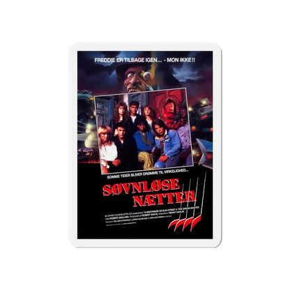 A NIGHTMARE ON ELM STREET PART 4 THE DREAM MASTER (DANISH) 1988 Movie Poster - Refrigerator Magnet 6 Inch - The Sticker Space