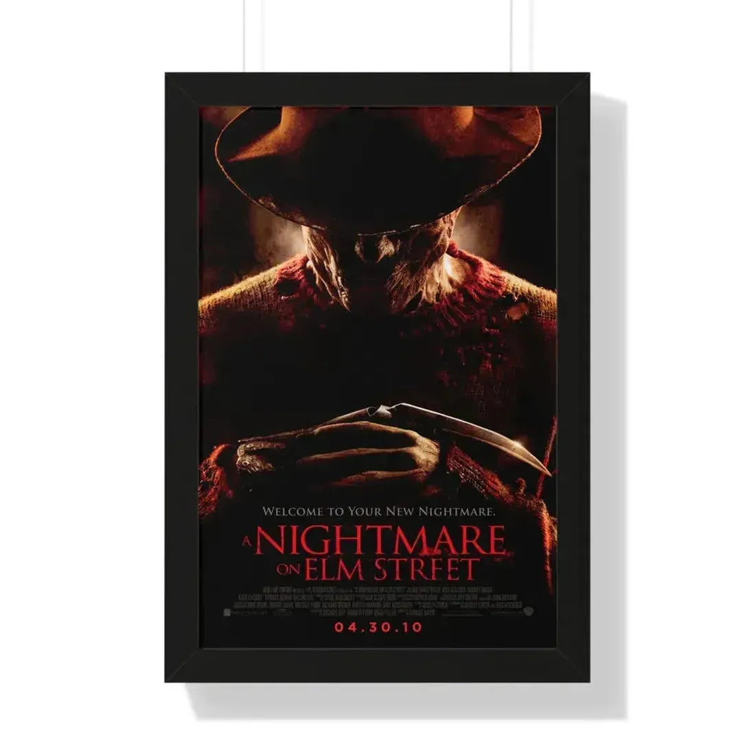 A NIGHTMARE ON ELM STREET (REMAKE) 1984 - Framed Movie Poster 16″ x 24″ Black - The Sticker Space