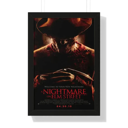 A NIGHTMARE ON ELM STREET (REMAKE) 1984 - Framed Movie Poster 16″ x 24″ Black - The Sticker Space