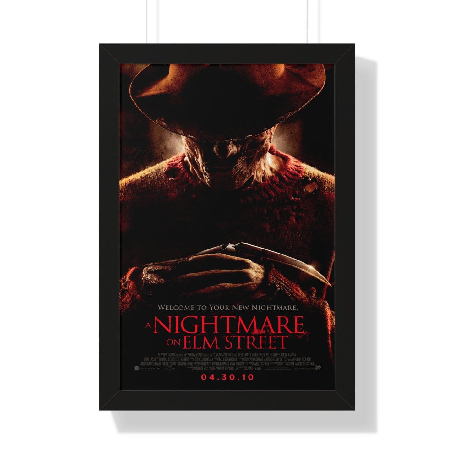 A NIGHTMARE ON ELM STREET (REMAKE) 1984 - Framed Movie Poster-16″ x 24″-The Sticker Space