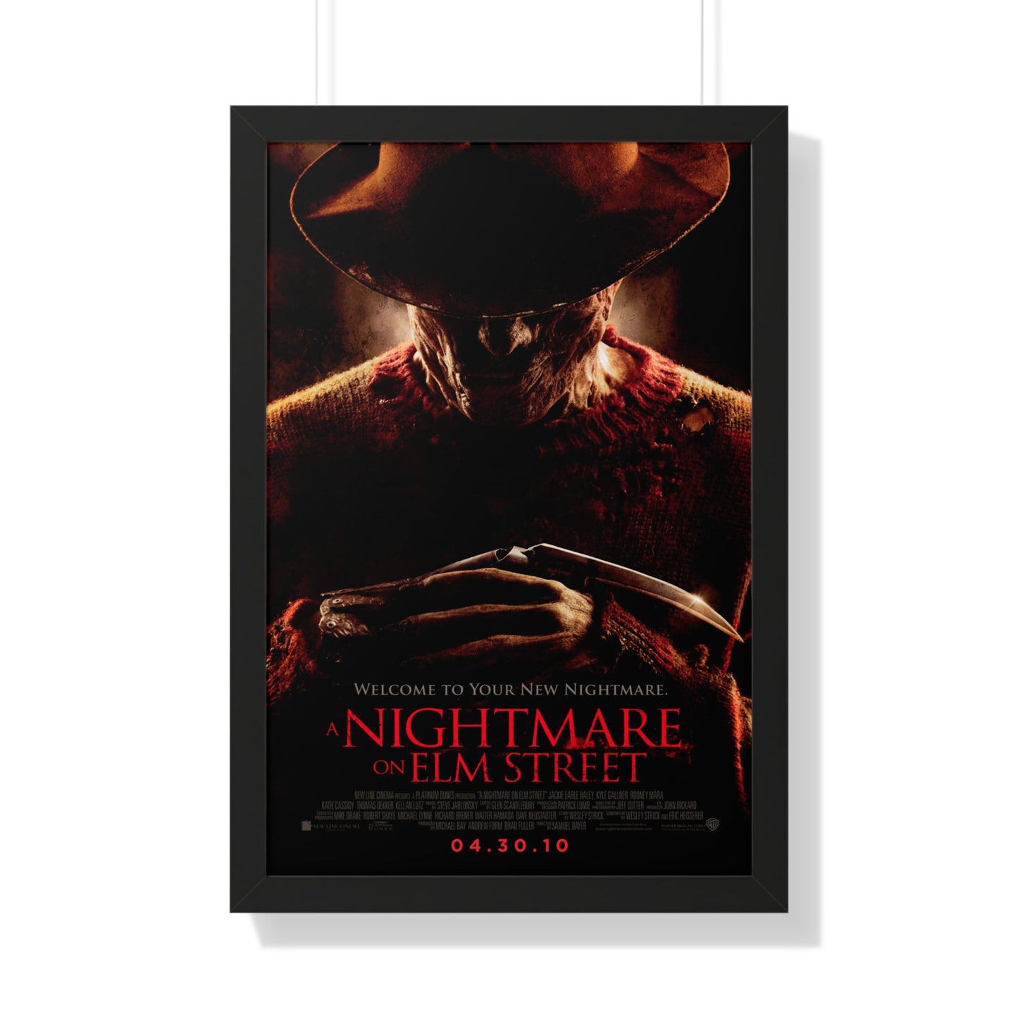 A NIGHTMARE ON ELM STREET (REMAKE) 1984 - Framed Movie Poster-20" x 30"-The Sticker Space