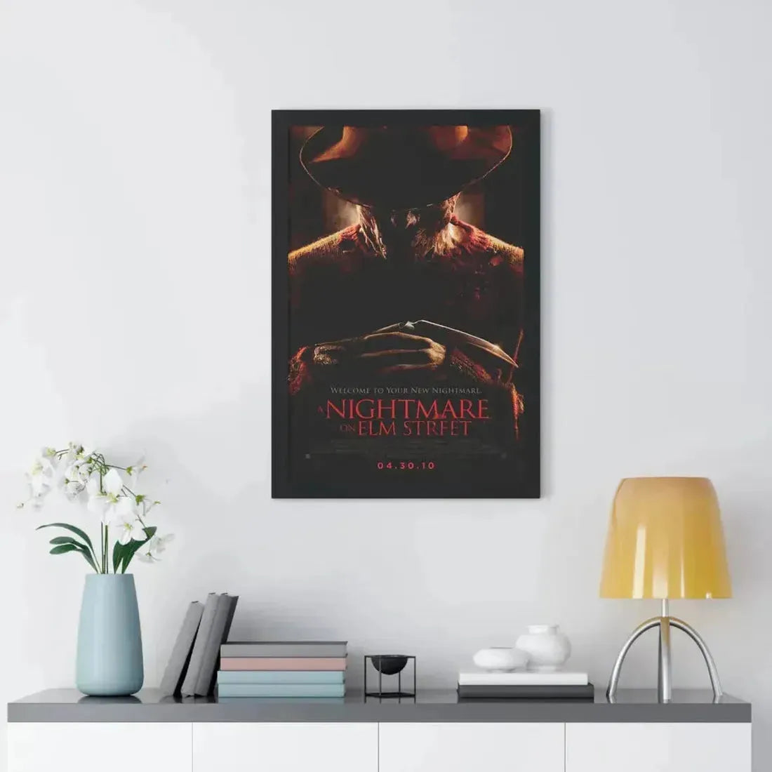 A NIGHTMARE ON ELM STREET (REMAKE) 1984 - Framed Movie Poster - The Sticker Space