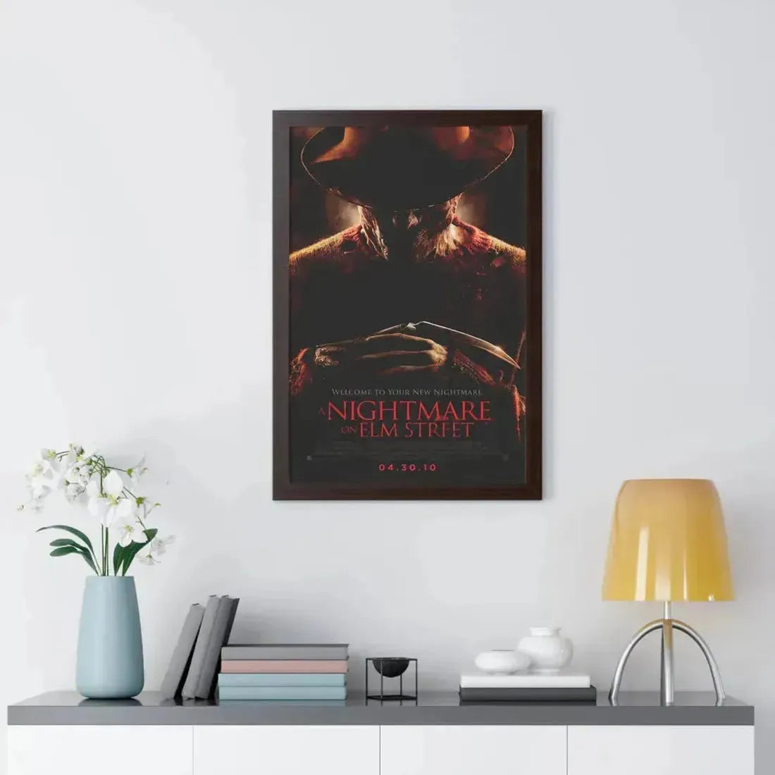A NIGHTMARE ON ELM STREET (REMAKE) 1984 - Framed Movie Poster - The Sticker Space