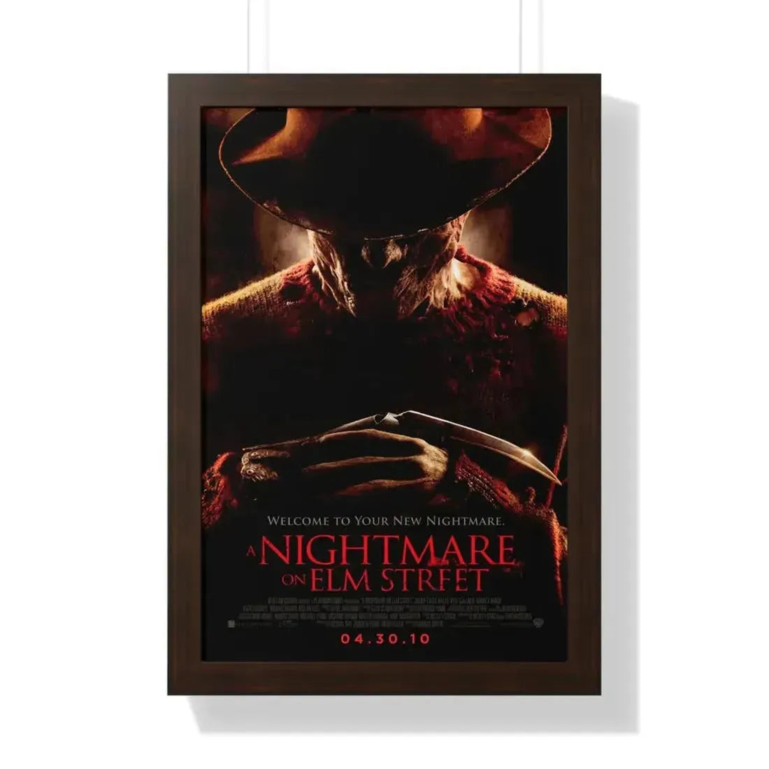 A NIGHTMARE ON ELM STREET (REMAKE) 1984 - Framed Movie Poster - The Sticker Space