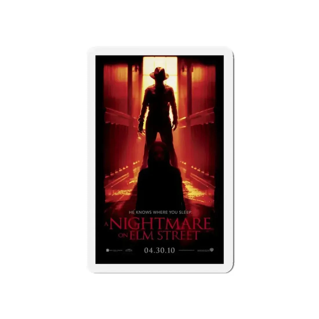 A NIGHTMARE ON ELM STREET (REMAKE TEASER 2) 1984 Movie Poster - Refrigerator Magnet - The Sticker Space