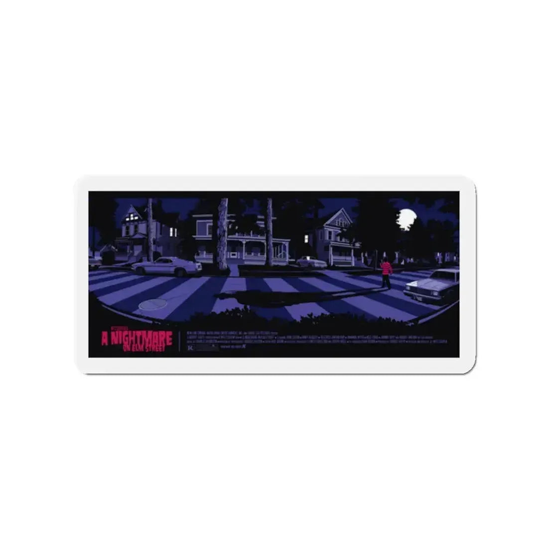 A NIGHTMARE ON ELM STREET (RERELEASE) 1984 Movie Poster - Refrigerator Magnet 2 Inch - The Sticker Space