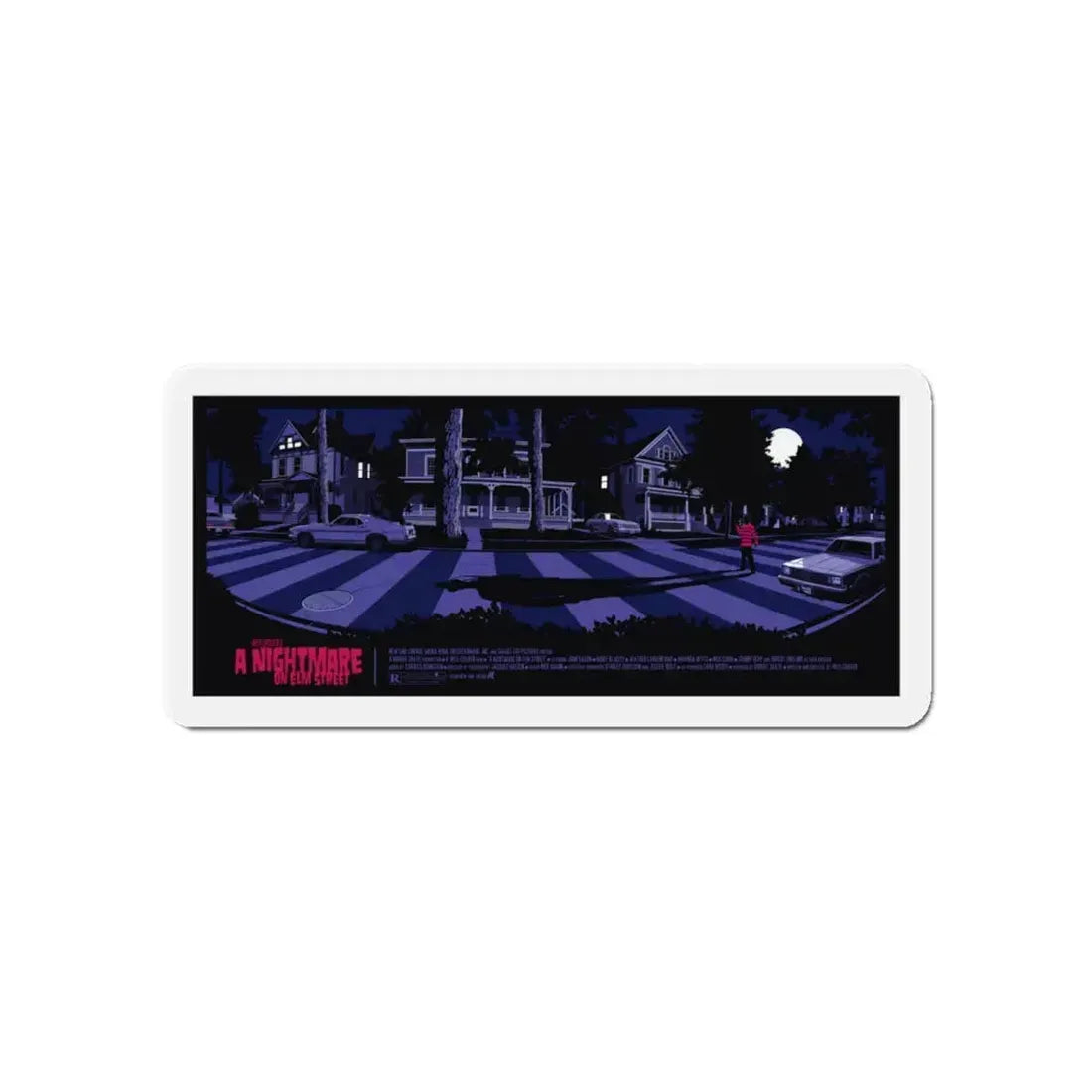 A NIGHTMARE ON ELM STREET (RERELEASE) 1984 Movie Poster - Refrigerator Magnet 6 Inch - The Sticker Space