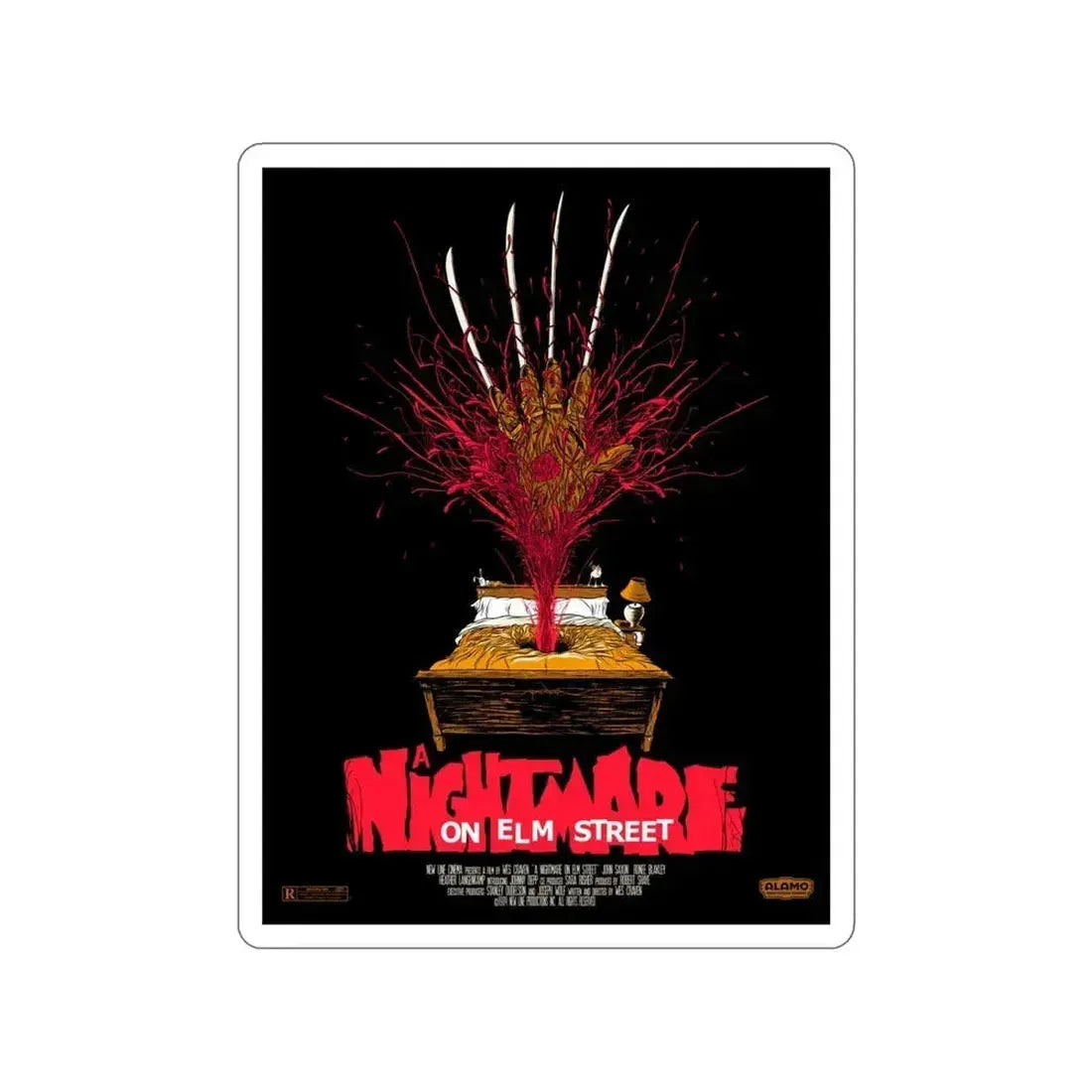 A NIGHTMARE ON ELM STREET v2 1984 Movie Poster STICKER Vinyl Die-Cut Decal - The Sticker Space