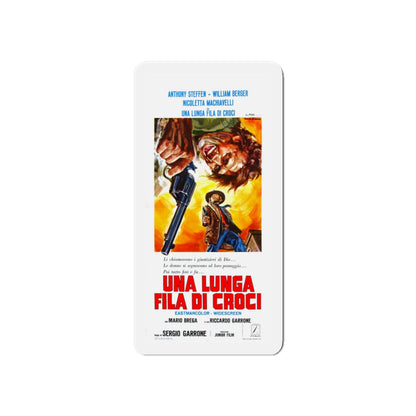 A NOOSE FOR DJANGO (NO ROOM TO DIE) 1969 Movie Poster - Die-Cut Magnet-6 × 6"-The Sticker Space