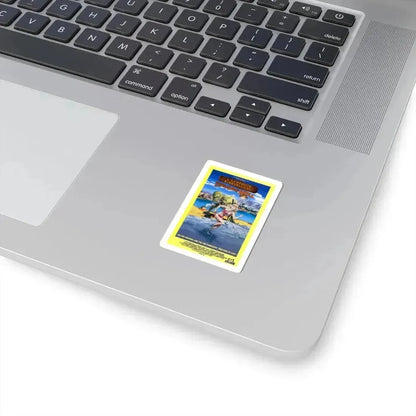 A NYMPHOID BARBARIAN IN DINOSAUR HELL 1990 Movie Poster - STICKER Vinyl Kiss-Cut Decal - The Sticker Space