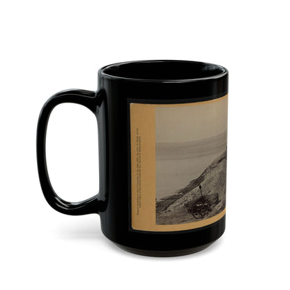 A Parapet Of Fort Sumpter (I.E. Sumter), Looking Toward Morris Island (U.S. Civil War) Black Coffee Mug