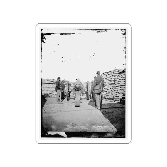 A Parrott Gun (Trained On Sumter ) (U.S. Civil War) STICKER Vinyl Die-Cut Decal White Die-Cut 2 Inch - The Sticker Space