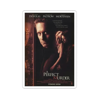 A Perfect Murder 1998 Movie Poster STICKER Vinyl Die-Cut Decal - The Sticker Space