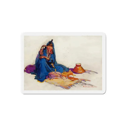 A Pilgrimage to Palestine, 1927 (Magazine Illustration) Refrigerator Magnet 5 Inch Die-Cut - The Sticker Space