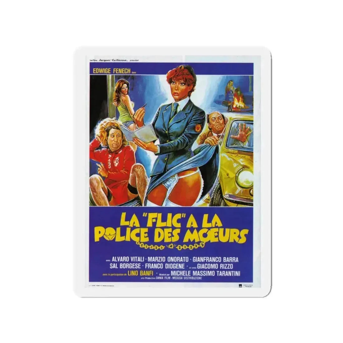 A POLICEWOMAN OF THE VICE SQUAD 1982 Movie Poster - Refrigerator Magnet - The Sticker Space