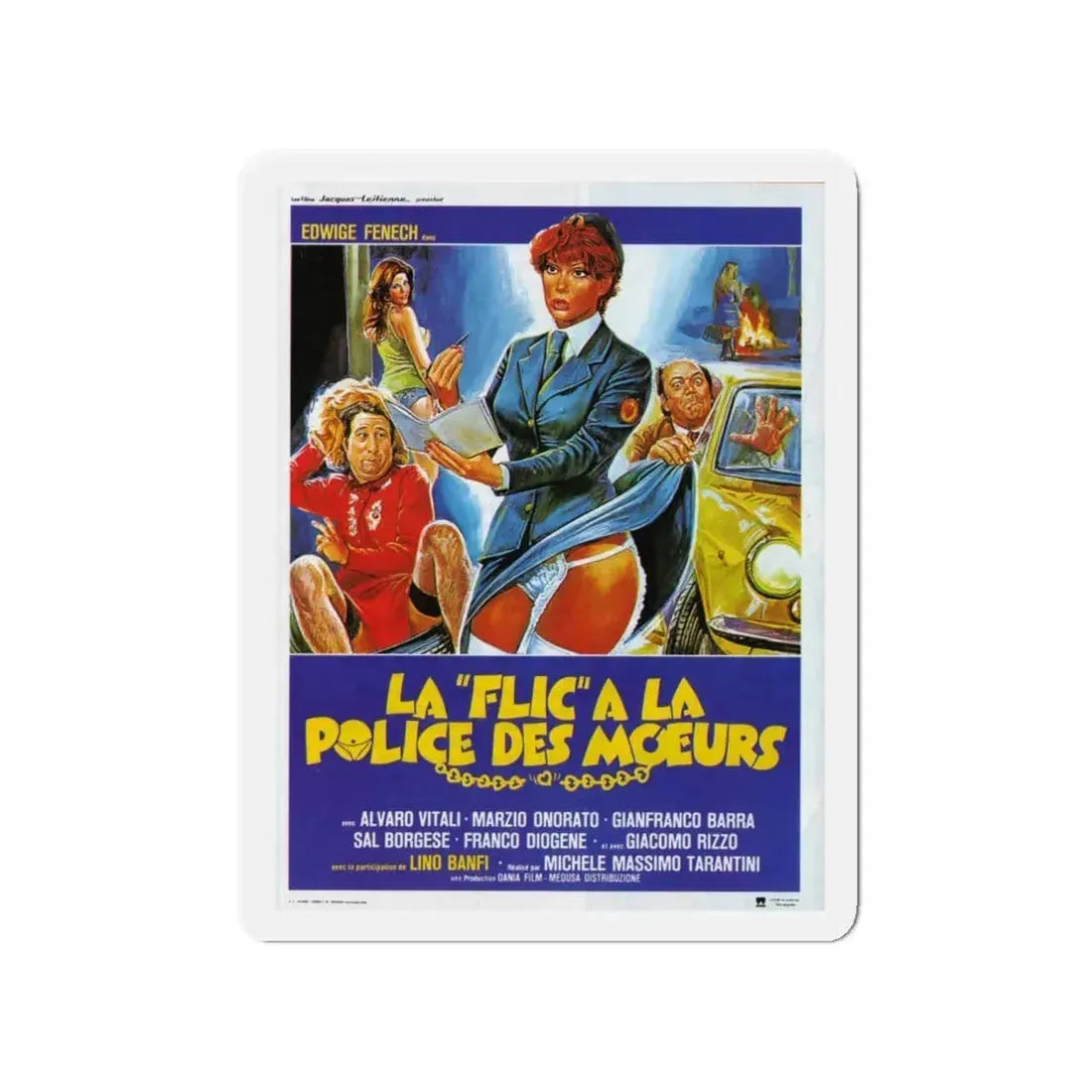 A POLICEWOMAN OF THE VICE SQUAD 1982 Movie Poster - Refrigerator Magnet - The Sticker Space