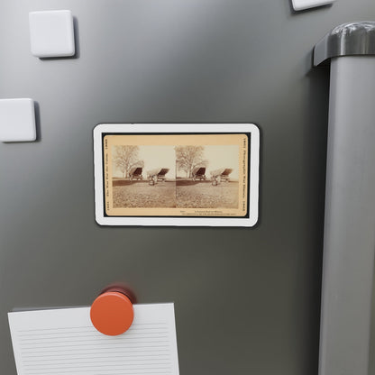 A Pontoon Boat On Wheels (U.S. Civil War) Refrigerator Magnet-The Sticker Space