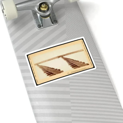 A Pontoon Bridge on the James River (U.S. Civil War) STICKER Vinyl Kiss-Cut Decal - The Sticker Space