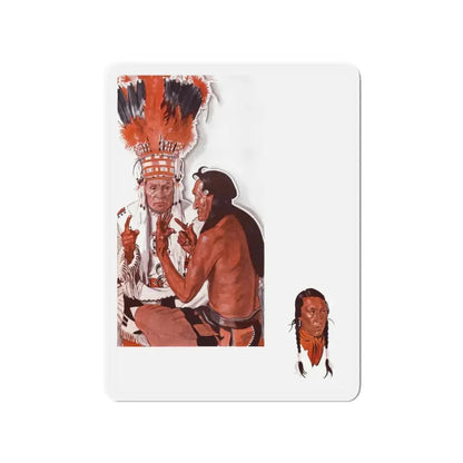 A Portfolio - Winold Reiss (2), Scribner's Magazine, February 1938 (Magazine Illustration) Refrigerator Magnet 3 Inch - The Sticker Space