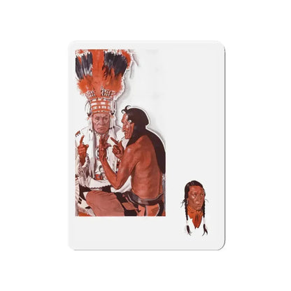 A Portfolio - Winold Reiss (2), Scribner's Magazine, February 1938 (Magazine Illustration) Refrigerator Magnet 4 Inch - The Sticker Space