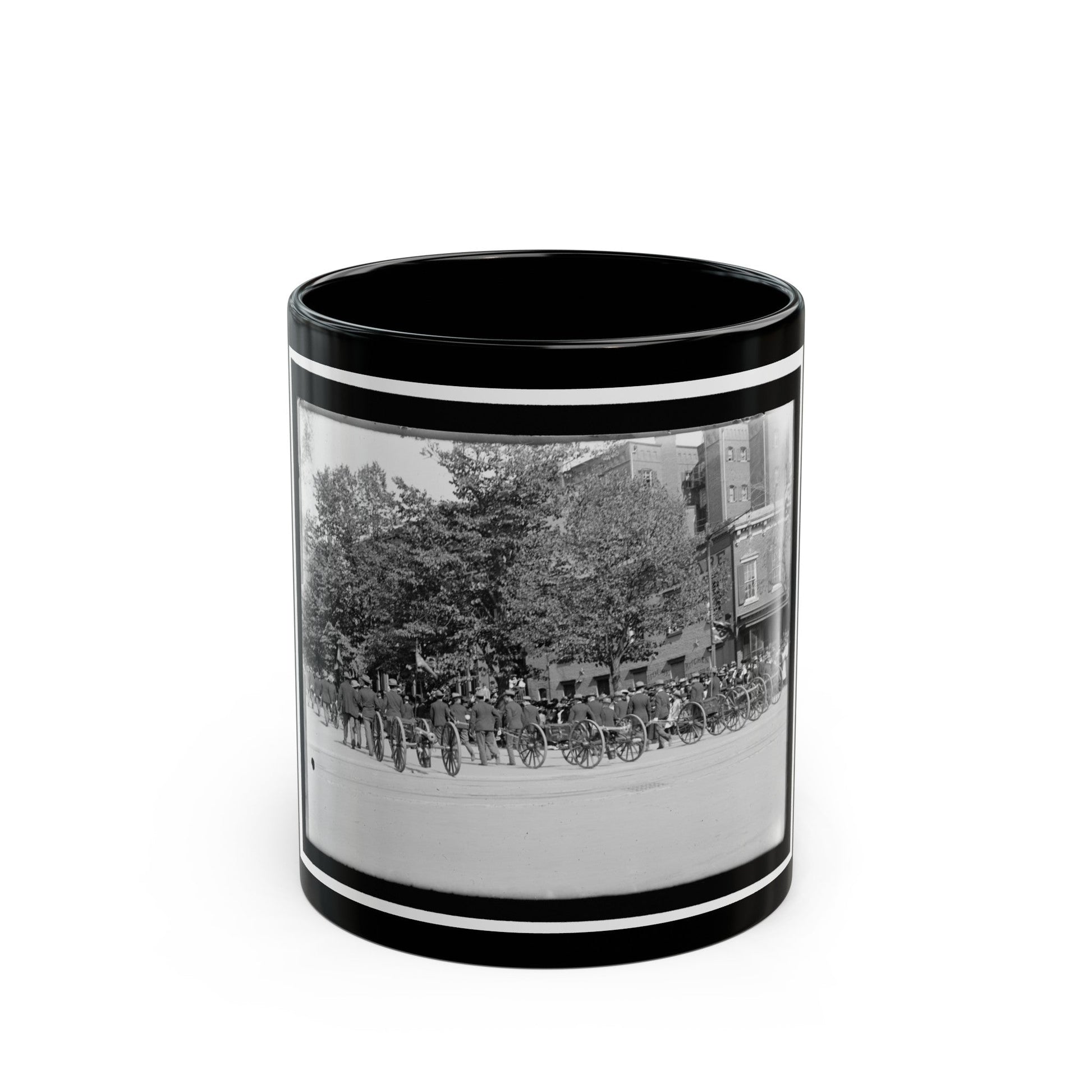 A Post Of Mountain Howitzers That Saw War Service (U.S. Civil War) Black Coffee Mug-11oz-The Sticker Space