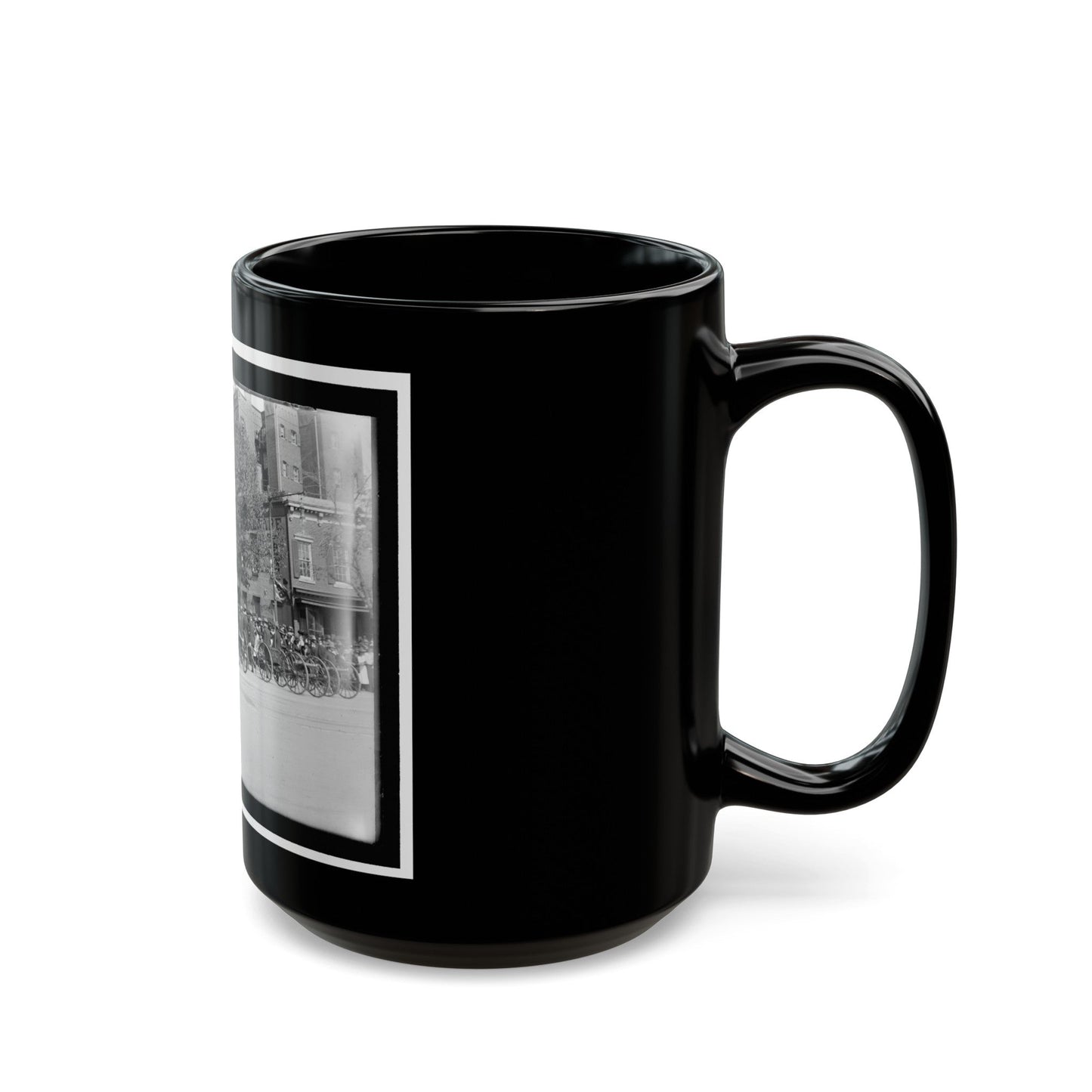 A Post Of Mountain Howitzers That Saw War Service (U.S. Civil War) Black Coffee Mug-The Sticker Space