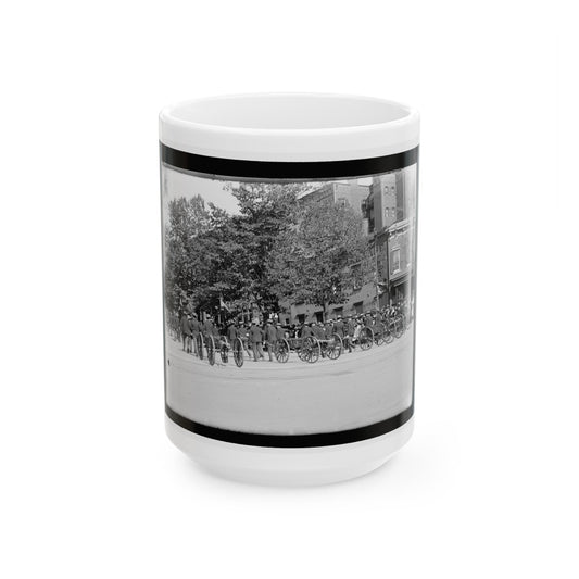 A Post Of Mountain Howitzers That Saw War Service (U.S. Civil War) White Coffee Mug-15oz-The Sticker Space