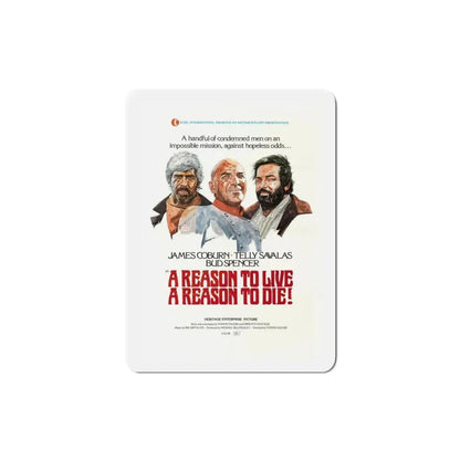 A Reason to Live a Reason to Die 1974 Movie Poster Refrigerator Magnet - The Sticker Space