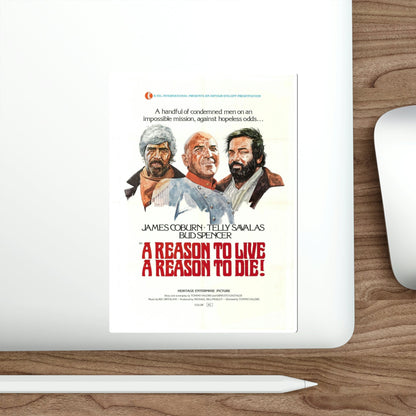 A Reason to Live a Reason to Die 1974 Movie Poster STICKER Vinyl Die-Cut Decal-The Sticker Space