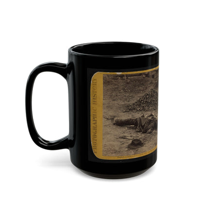 A Rebel Soldier, Killed In The Trenches Before Petersburgh (I.E. Petersburg) ... (U.S. Civil War) Black Coffee Mug