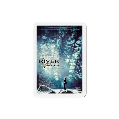 A River Runs Through It 1992 Movie Poster Refrigerator Magnet 3 Inch - The Sticker Space