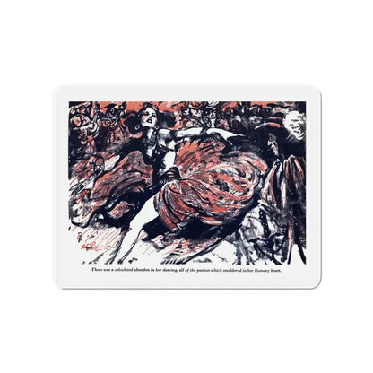 A Rogue And His Land (3), Blue Book Magazine, February 1947 (Magazine Illustration) Refrigerator Magnet - The Sticker Space