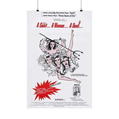 A SAINT... A WOMAN... A DEVIL 1977 - Paper Movie Poster 20″ x 30″ Matte - The Sticker Space
