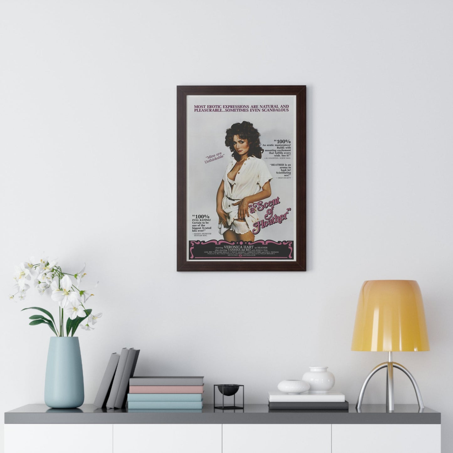 A SCENT OF HEATHER 1980 - Framed Movie Poster-The Sticker Space