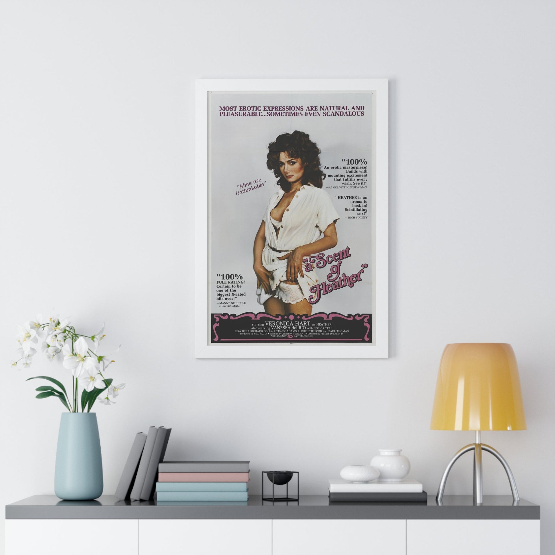 A SCENT OF HEATHER 1980 - Framed Movie Poster-The Sticker Space