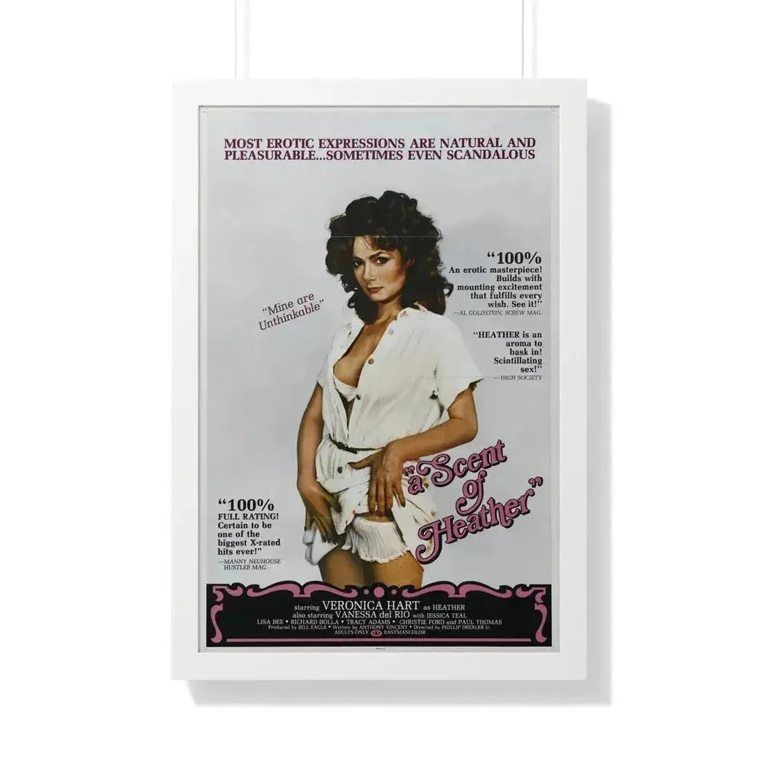 A SCENT OF HEATHER 1980 - Framed Movie Poster 20" x 30" White - The Sticker Space