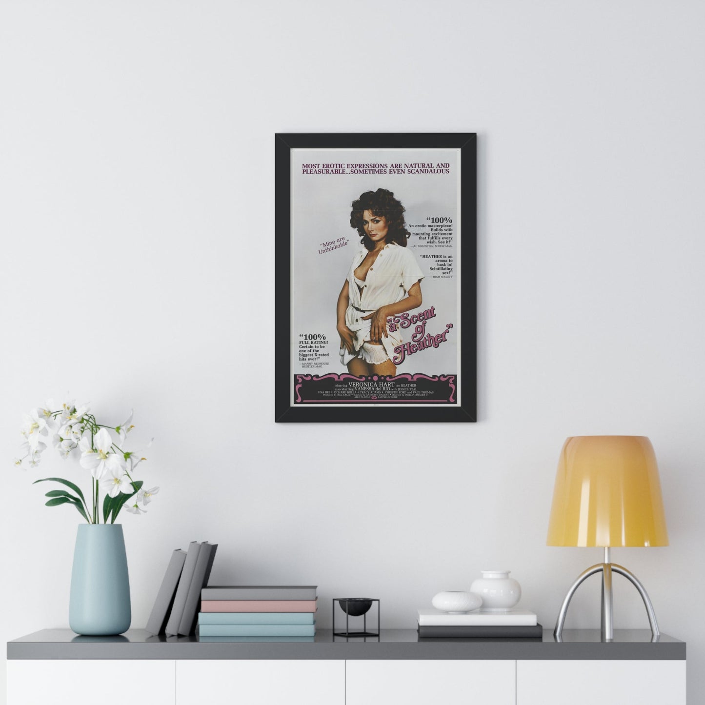 A SCENT OF HEATHER 1980 - Framed Movie Poster-The Sticker Space