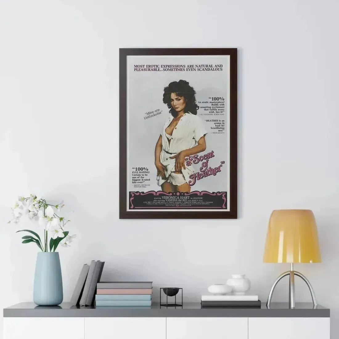 A SCENT OF HEATHER 1980 - Framed Movie Poster - The Sticker Space