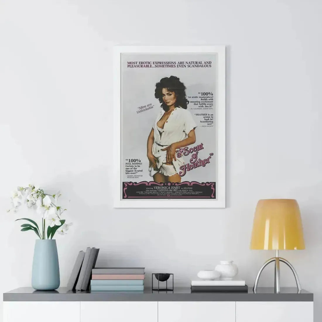 A SCENT OF HEATHER 1980 - Framed Movie Poster - The Sticker Space