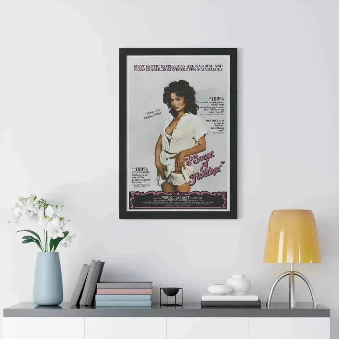 A SCENT OF HEATHER 1980 - Framed Movie Poster - The Sticker Space