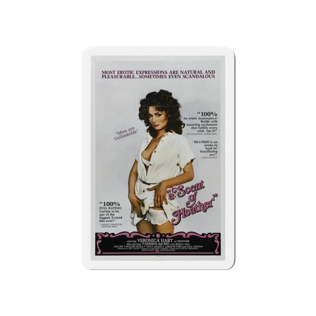 A SCENT OF HEATHER 1980 Movie Poster - Refrigerator Magnet - The Sticker Space