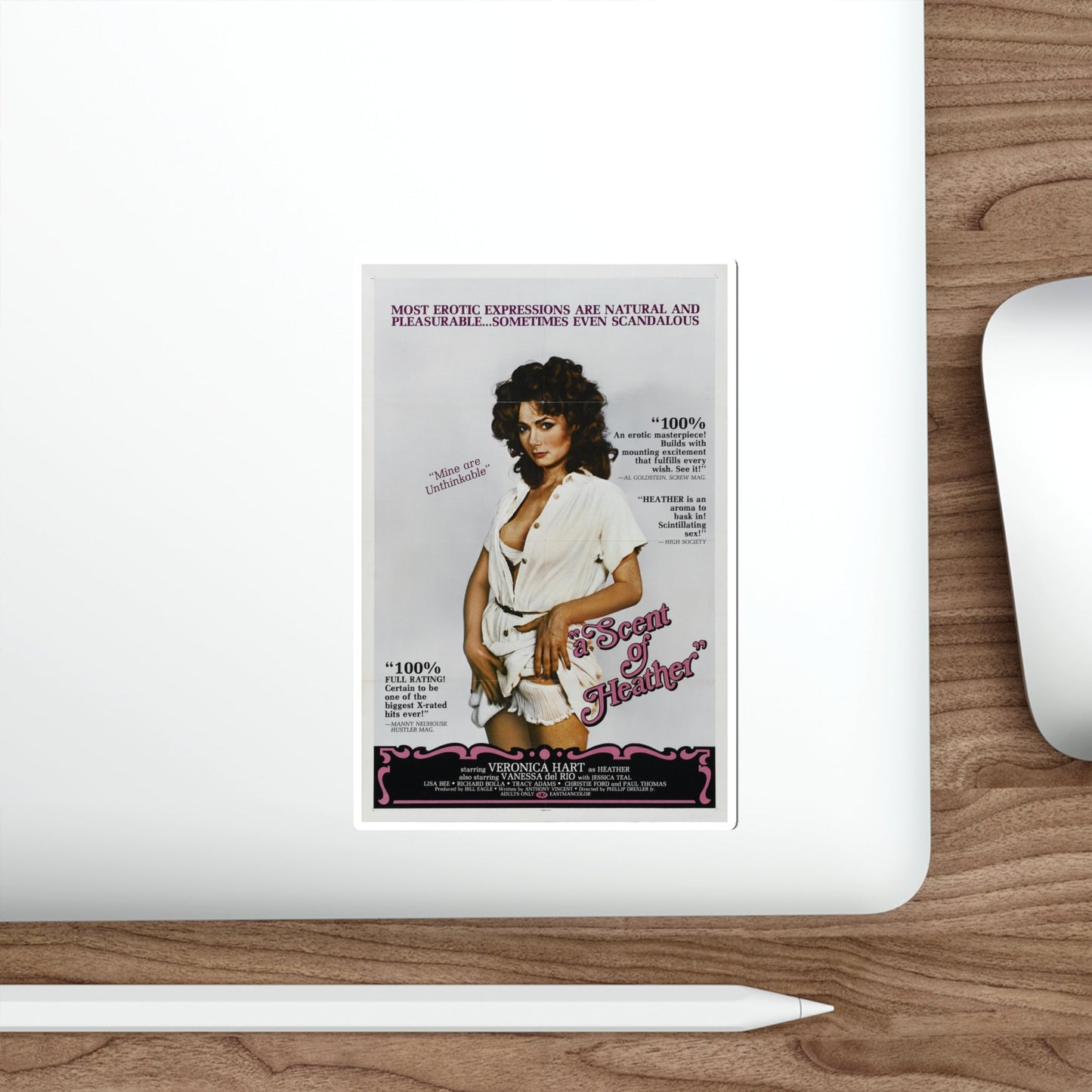 A SCENT OF HEATHER 1980 Movie Poster STICKER Vinyl Die-Cut Decal-The Sticker Space