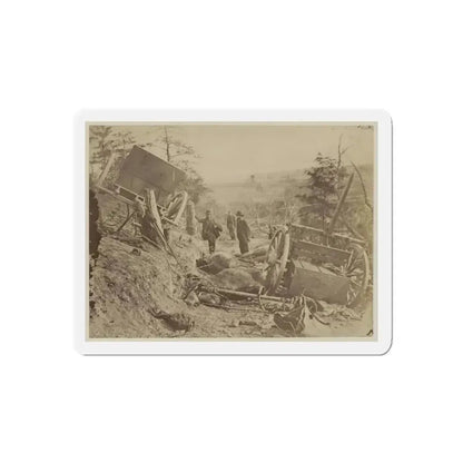 A Shattered Caisson, Fredericksburg, Va.(2) (U.S. Civil War) Refrigerator Magnet - The Sticker Space