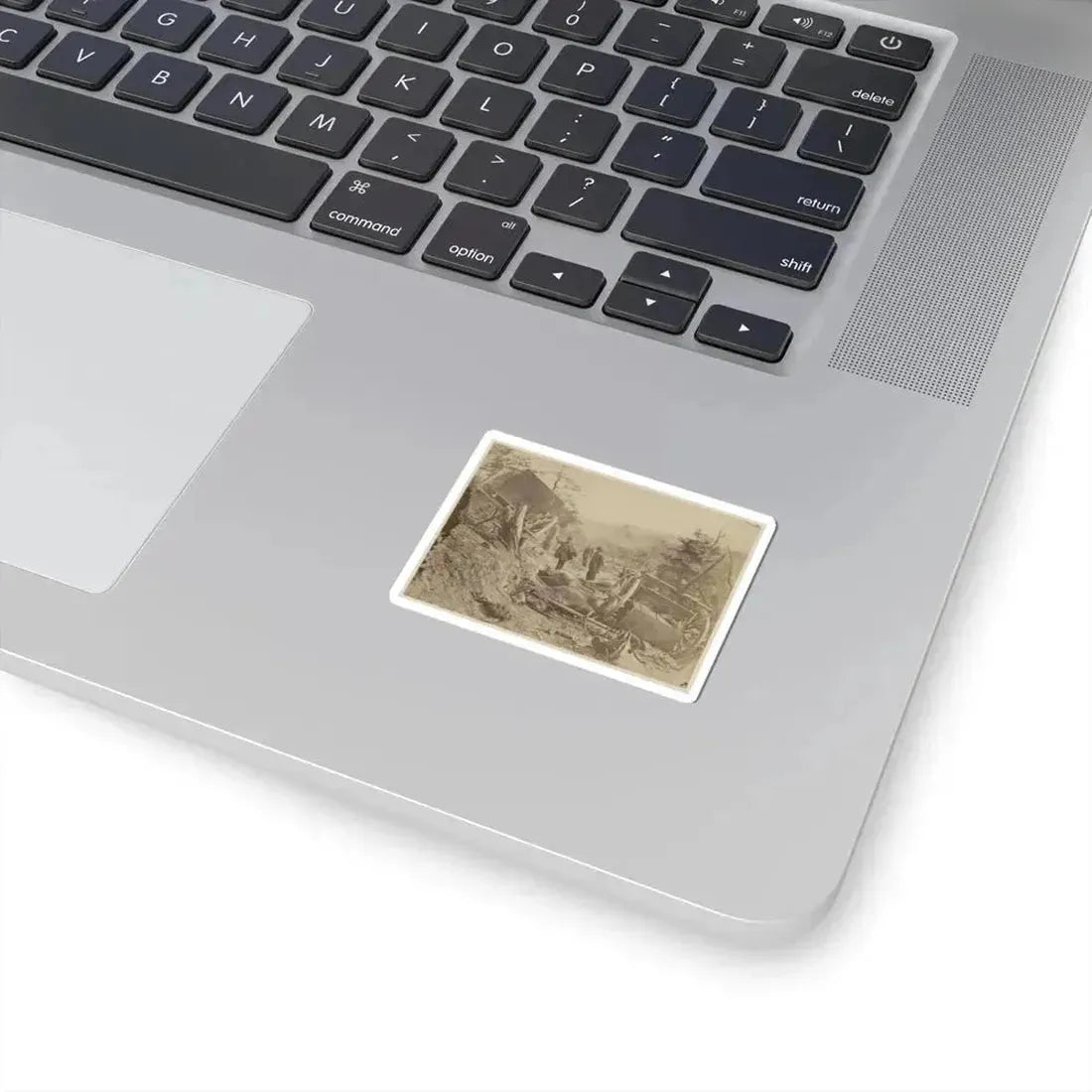 A Shattered Caisson, Fredericksburg, Va.(2) (U.S. Civil War) STICKER Vinyl Kiss-Cut Decal - The Sticker Space